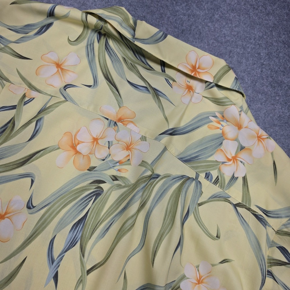 Vintage 90's NWT Paradise Found Mens 3XL 100% Rayon Hawaiian Shirt Made Hawaii - Picture 8 of 15